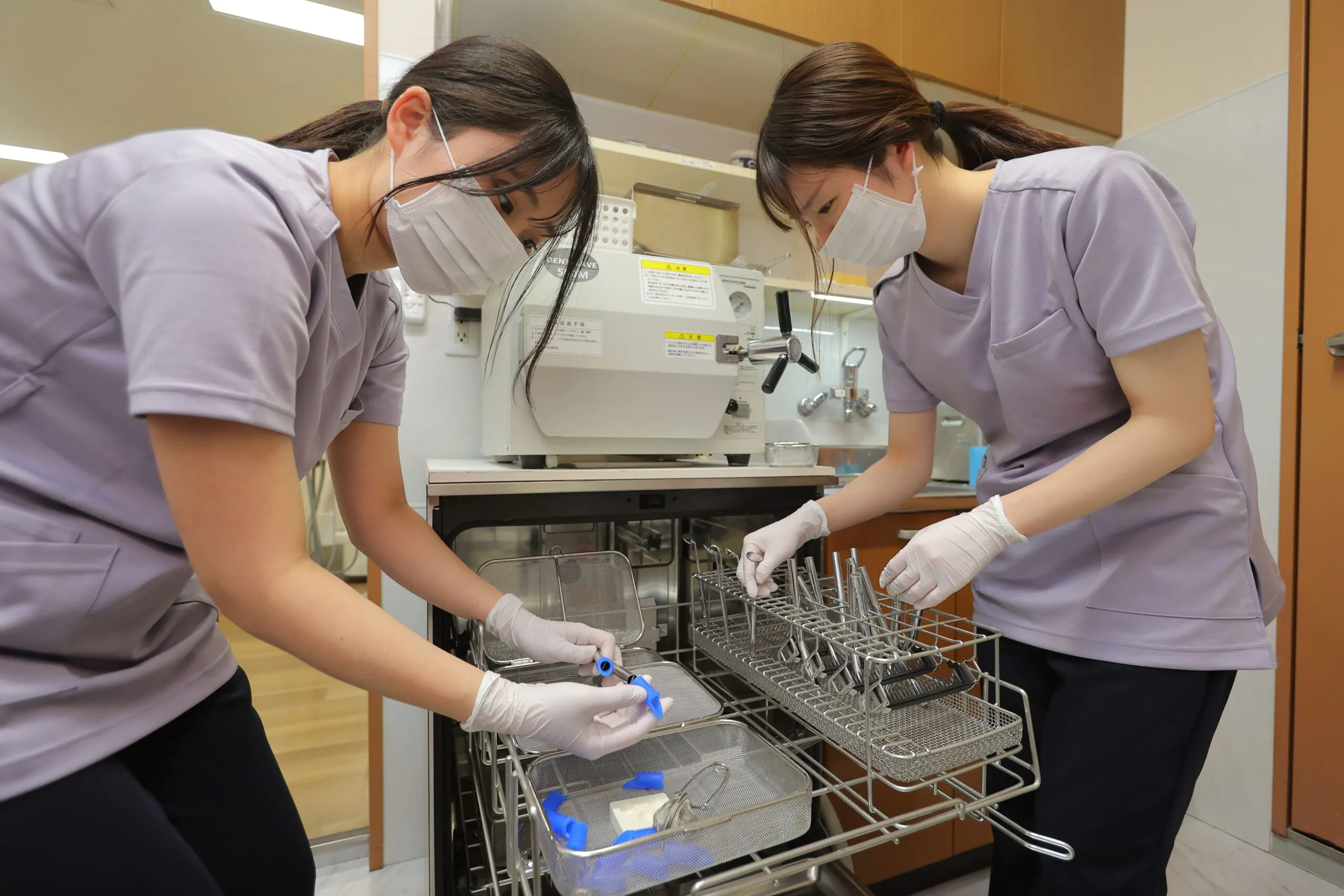 徹底した滅菌・消毒による清潔で安全な環境